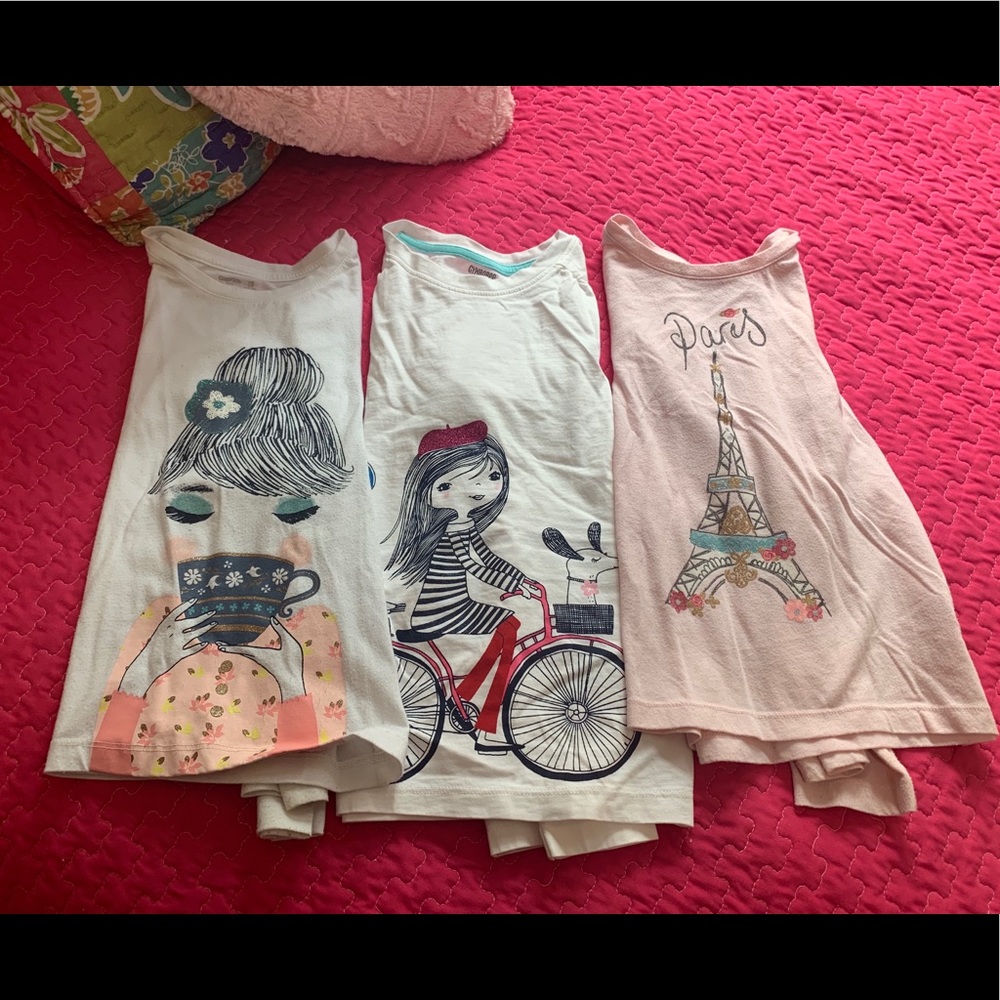 Gap and Gymboree tops Size girls 6-7